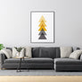 Gray and Yellow Triangles - Printers Mews