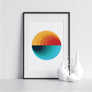 Warm and Cold Colors Half Circles - Printers Mews
