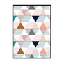 Coloured Irregular Triangles - Printers Mews