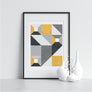 Black Gray and Yellow Shapes - Printers Mews