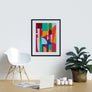 Coloured Irregular Shapes - Printers Mews
