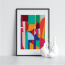 Coloured Irregular Shapes - Printers Mews