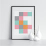 Coloured Squares - Printers Mews