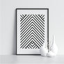 Black and White Lines - Printers Mews