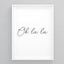 Oh La La Wall Art