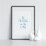 To Travel is to Live. - Printers Mews