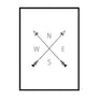 N S E W (Directions) - Printers Mews