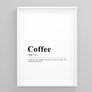 Coffee Definition Poster