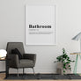 Bathroom Definition Print