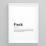 Fuck Definition Poster