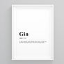 gin Definition Poster
