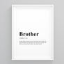 Brother Definition Poster