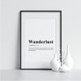 Wanderlust Funny Definition Poster