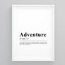 Adventure Definition Poster
