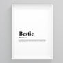 Bestie Definition Poster