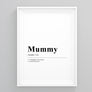 Mummy Definition Poster