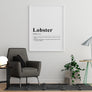 Lobster Definition Print