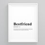 Bestfriend Definition Poster