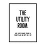 The Utility Room Sign | Printers Mews