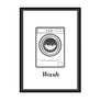 Wash Laundry Room Wall Art | Printers Mews
