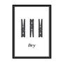 Dry Laundry Room Poster | Printers Mews