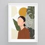 Terracotta Portrait Art Print | Printers Mews