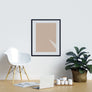 Abstract Burnt Orange Poster | Printers Mews