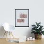 Anemone Outline Wall Décor | Printers Mews