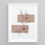 Anemone Outline Terracotta Print | Printers Mews