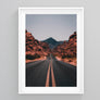 Burnt Orange Road Burnt Orange Poster | Printers Mews