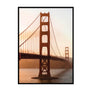Golden Gate Bridge Burnt Orange Poster | Printers Mews