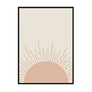 Pastel Sun Neutral Colors Wall Art | Printers Mews