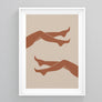 Tanned Legs Terracotta Terracotta Print | Printers Mews