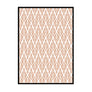 Interlocking Beige Print Terracotta Abstract | Printers Mews