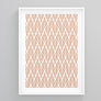 Interlocking Beige Print Quote | Printers Mews