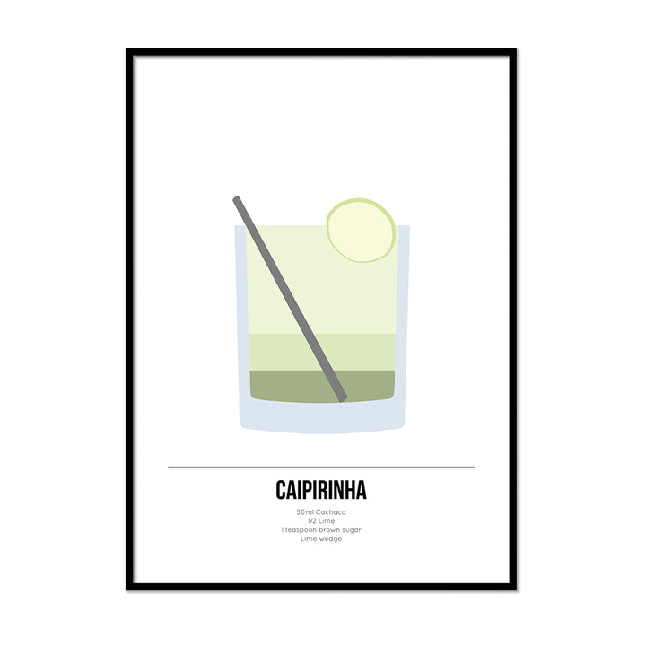 Caipirinha Cocktail Print - Printers Mews