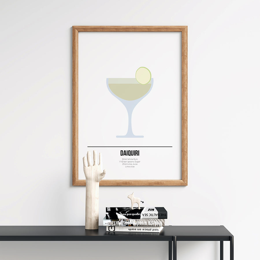 Daiquiri Cocktail Print - Printers Mews