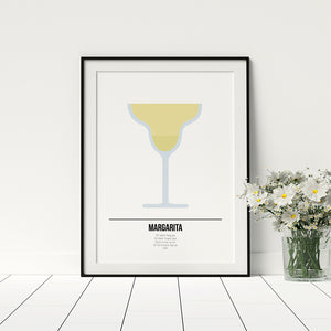 Margarita Cocktail Poster - Printers Mews