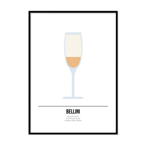 Bellini Cocktail Print - Printers Mews
