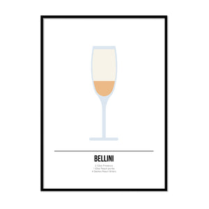Bellini Cocktail Print - Printers Mews