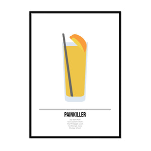 Painkiller Cocktail Print - Printers Mews
