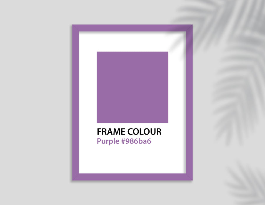 Purple A4 Picture Frame