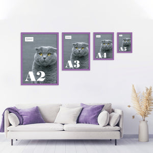 Purple A4 Picture Frame