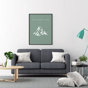 Switzerland Matterhorn Poster - Printers Mews