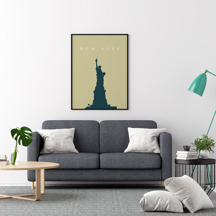 New York Statue Of Liberty Poster - Printers Mews