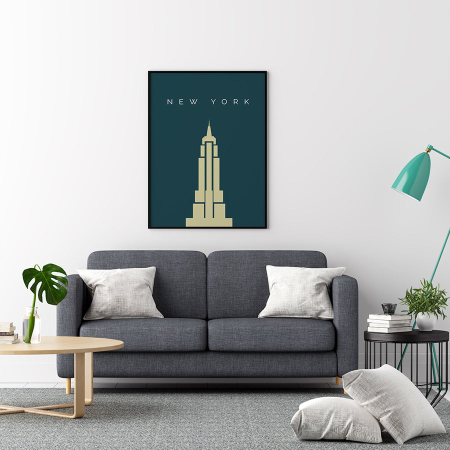 Empire State Building Poster - Printers Mews
