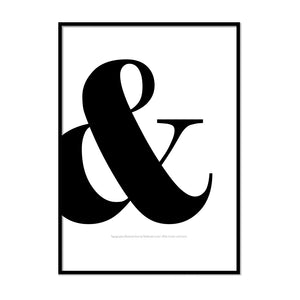 Ampersand Poster - Printers Mews
