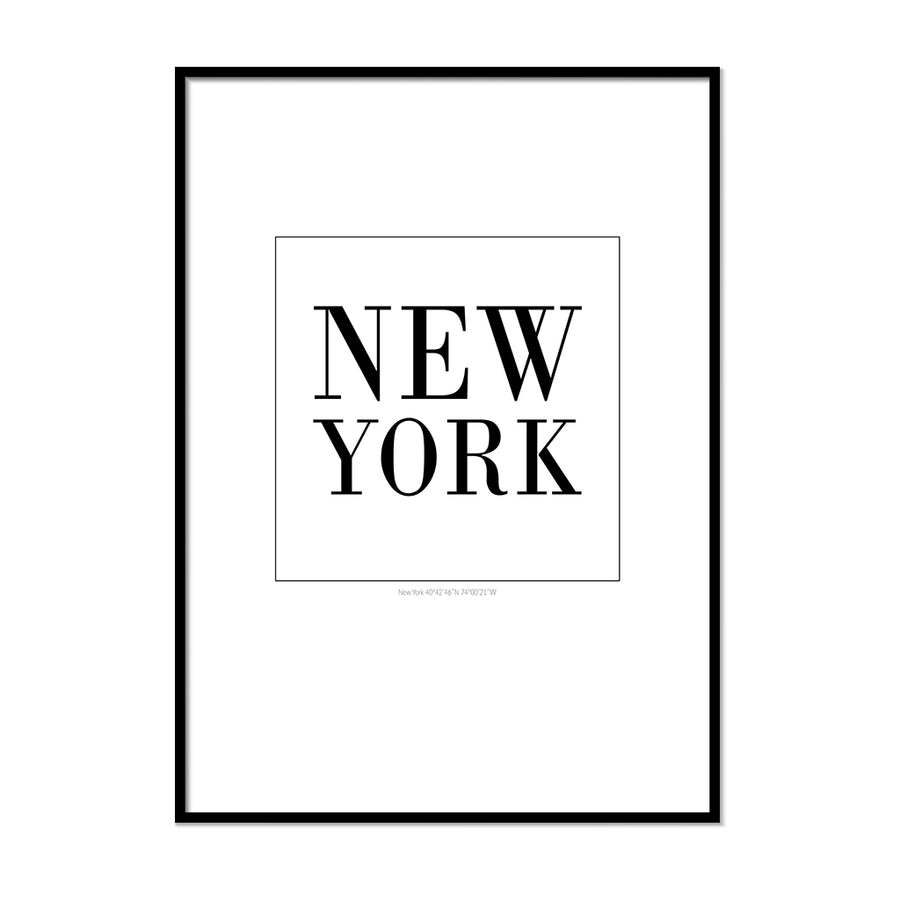 New York Poster - Printers Mews