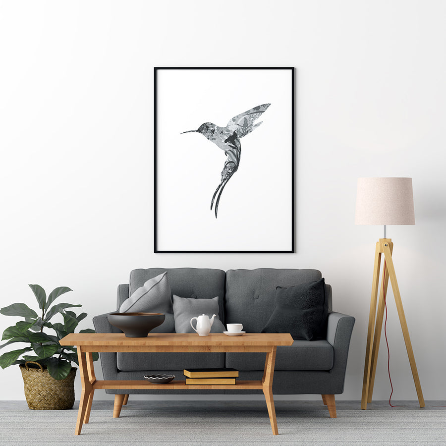 Hummingbird Poster - Printers Mews