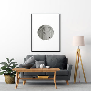 Circle forest Poster - Printers Mews